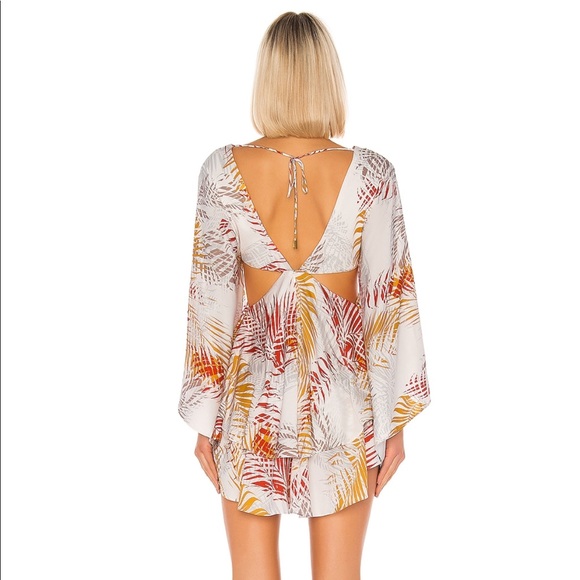 🌴 REVOLVE Michael Costello Palm Dress/Romper 🌴 - Picture 6 of 10